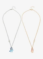 Bluey Dancing Bluey & Bingo Best Friend Necklace Set