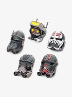 Star Wars Bad Batch 3D Helmet Pin Set 5pc