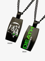 Star Wars Rogue One Stormtrooper Death Trooper Dog Tag Pendant Necklace