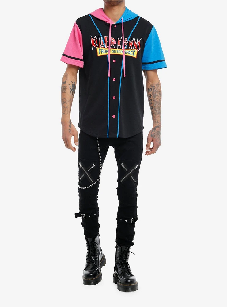 Killer Klowns From Outer Space Hooded Baseball Jersey