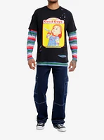 Chucky Stripe Twofer Long-Sleeve T-Shirt