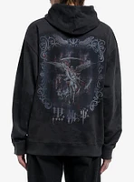 Sinner Angel Dark Wash Hoodie