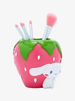 Sanrio Cinnamoroll Strawberry Makeup Brush Set and Holder - BoxLunch Exclusive