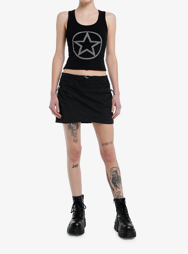 Social Collision Sheriff Star Girls Tank Top