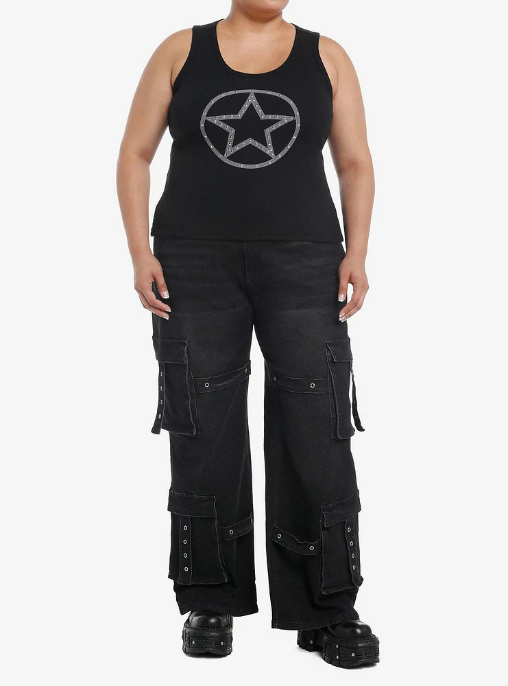 Social Collision Sheriff Star Girls Tank Top Plus