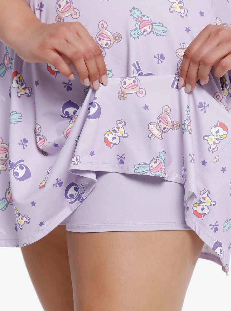 Tokidoki Characters Pastel Active Tank Dress Plus