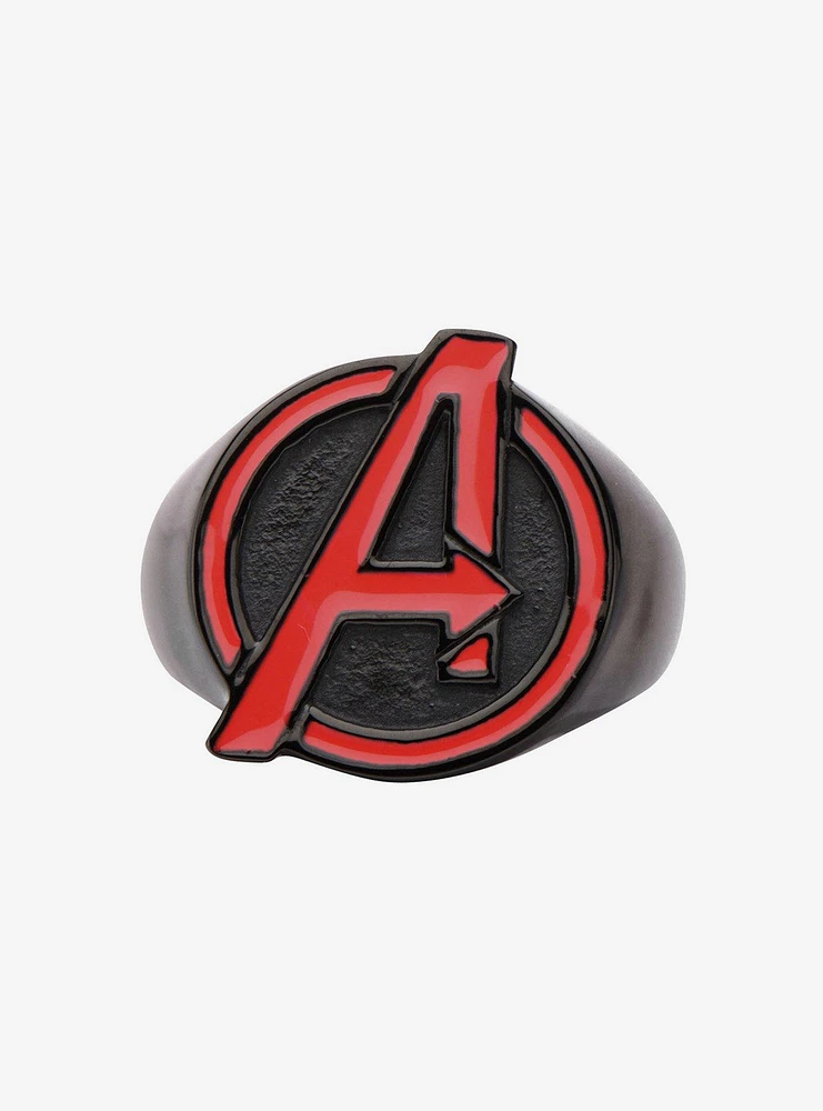 Marvel Red Avenger Logo Ring