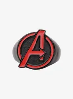 Marvel Red Avenger Logo Ring