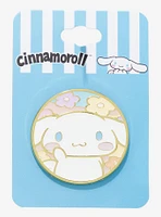 Cinnamoroll Floral Enamel Pin