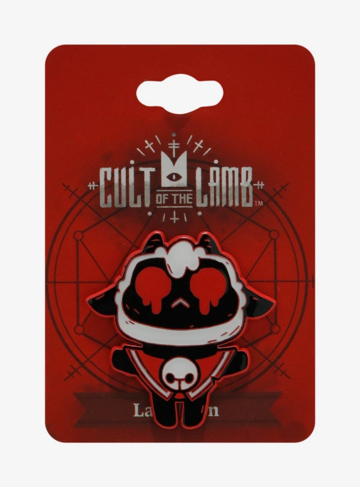 Cult Of The Lamb Possessed Lamb Enamel Pin