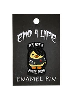 Emo Duck Not A Phase Enamel Pin