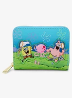 Loungefly SpongeBob SquarePants Jellyfishing Small Zip Wallet - BoxLunch Exclusive