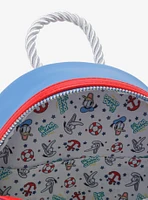 Loungefly Disney Donald Duck 90th Anniversary Lenticular Mini Backpack