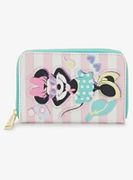 Loungefly Disney Minnie Mouse Beach Towel Small Zip Wallet