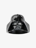 Star Wars Black Plated 3D Darth Vader Ring