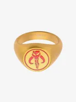 Star Wars Enamel Mandalorian Symbol Ring