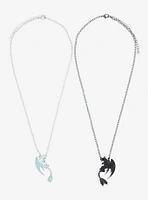 How To Train Your Dragon Night Fury & Light Fury Best Friend Necklace Set