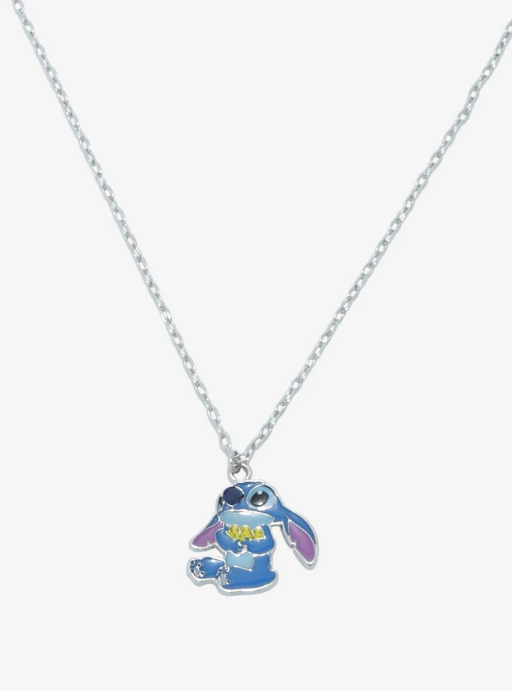 Disney Stitch Bunny Duck Best Friend Necklace Set
