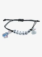 Disney Stitch Bunny Duck Best Friend Cord Bracelet Set