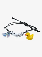 Disney Stitch Bunny Duck Best Friend Cord Bracelet Set