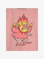 The Year Without a Santa Claus Vintage Heat Miser Girls Slouchy Sweatshirt