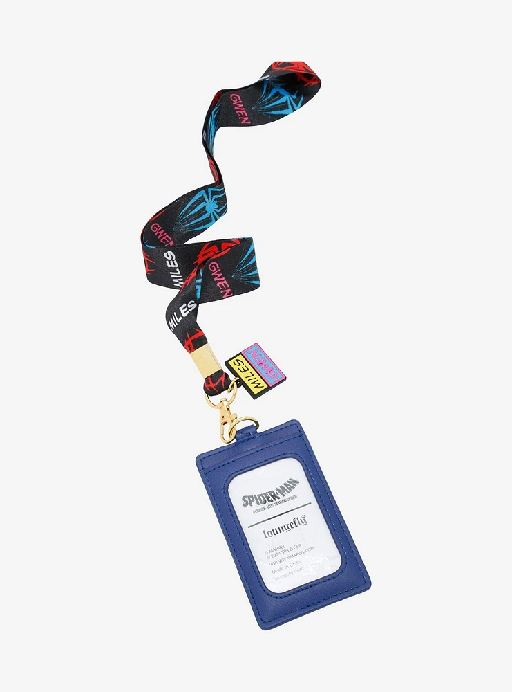 Loungefly Marvel Spider-Man: Across The Spider-Verse Lanyard With Cardholder