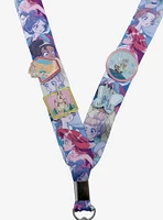 Loungefly Disney Princess Manga Pin Collector Lanyard Set