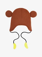 Monkey Banana Tassel Beanie