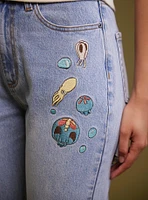 Her Universe Studio Ghibli® Ponyo Embroidery Mom Jeans