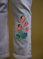 Her Universe Studio Ghibli® Ponyo Embroidery Mom Jeans