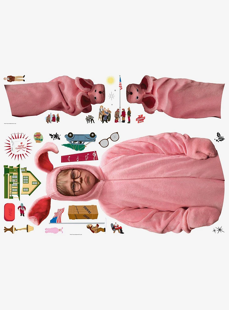 A Christmas Story Ralphie Bunny Suit Giant Wall Decals