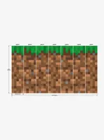 Minecraft Blocks Peel and Stick Wallpaper Mural