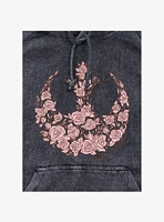 Star Wars Rose Rebel Mineral Wash Hoodie