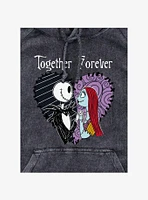 Disney Nightmare Before Christmas Together Forever Mineral Wash Hoodie