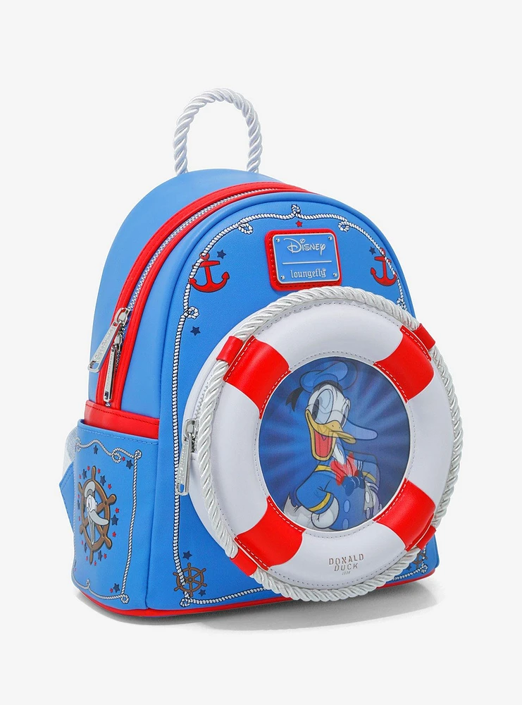 Loungefly Disney Donald Duck 90th Anniversary Lenticular Mini Backpack