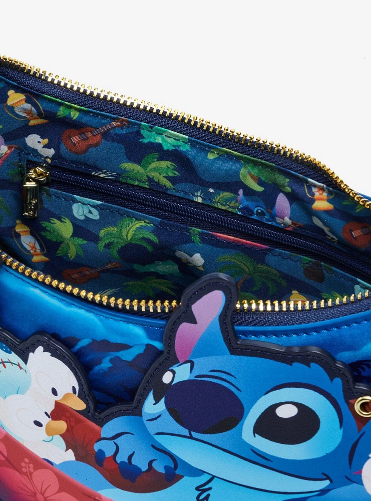 Loungefly Disney Stitch Camping Crossbody Bag