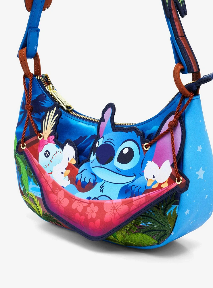 Loungefly Disney Stitch Camping Crossbody Bag