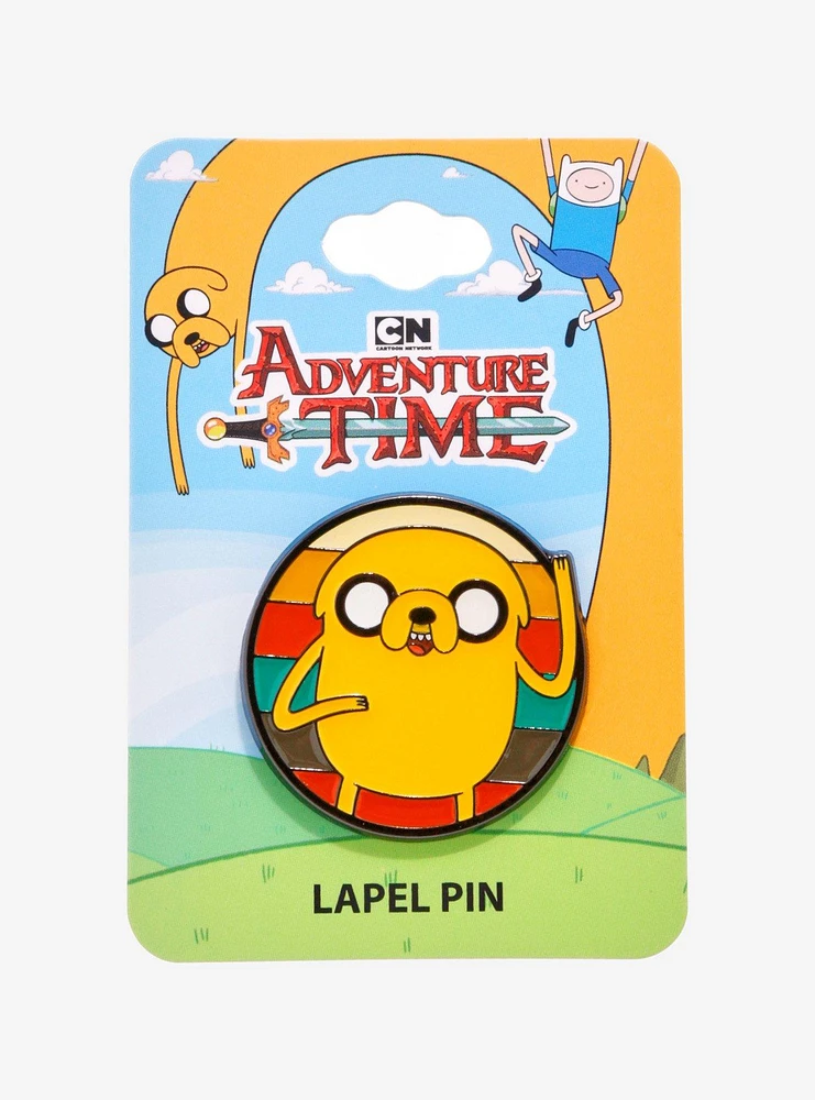 Adventure Time Jake Striped Enamel Pin - BoxLunch Exclusive