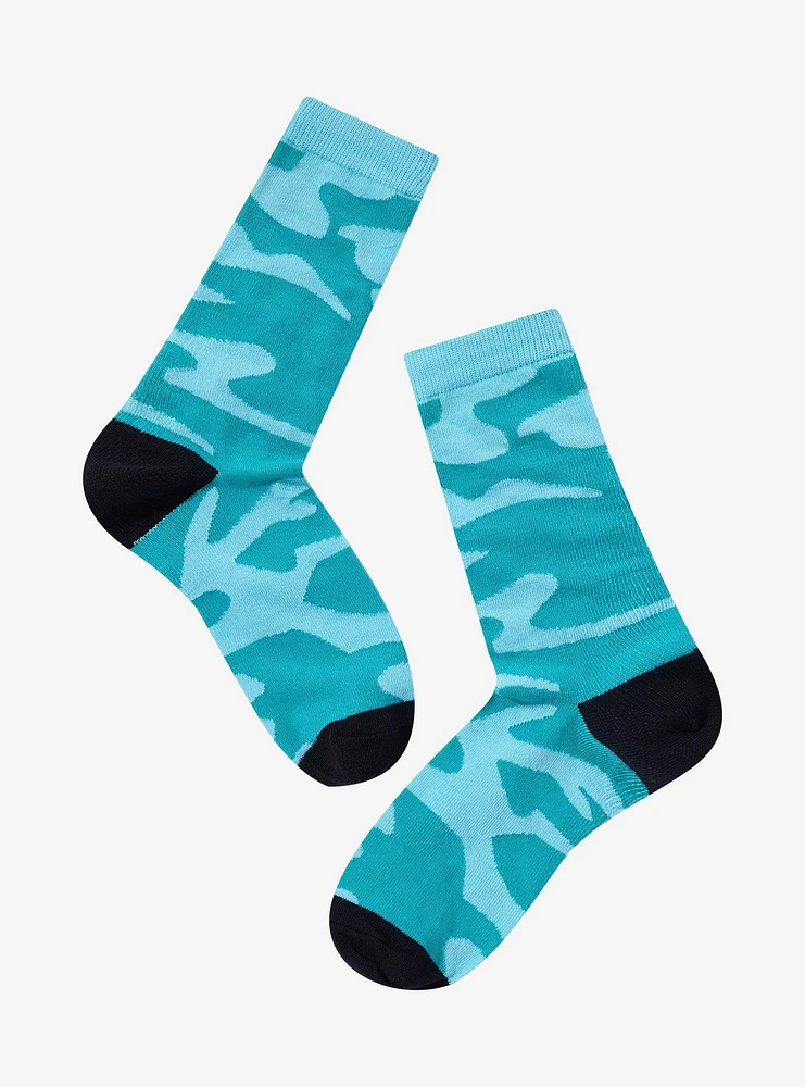 Mountain Dew Baja Blast Swirl Crew Socks