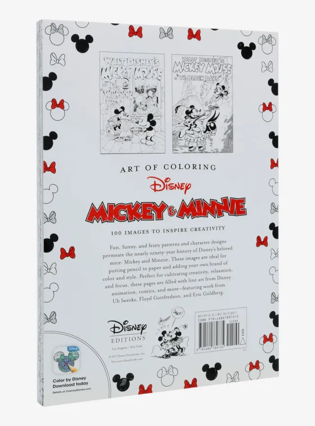 Hot Topic Disney Art Of Coloring: Mickey & Minnie Coloring Book