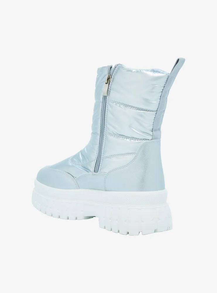 Dirty Laundry Chrome Puffer Boots