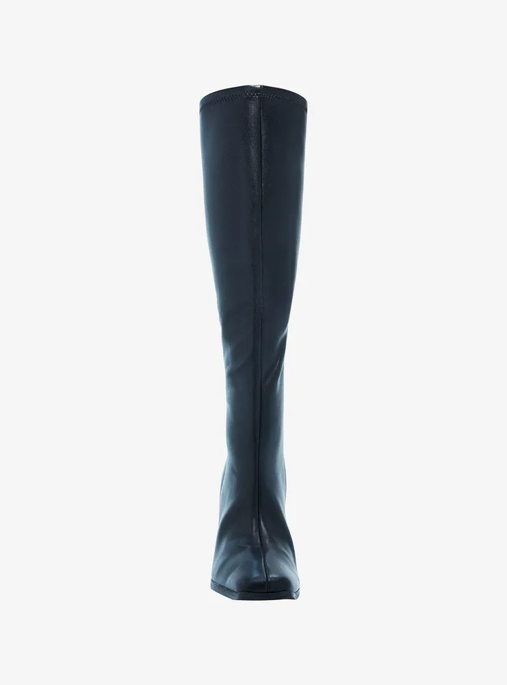 Chinese Laundry Black Square Toe Knee-High Boots