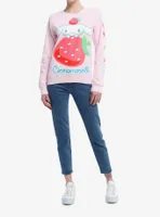 Cinnamoroll Strawberries Pink Girls Sweatshirt