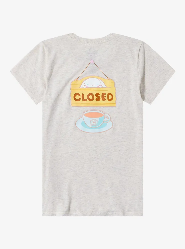 Cinnamoroll Cafe Icons Boyfriend Fit Girls T-Shirt