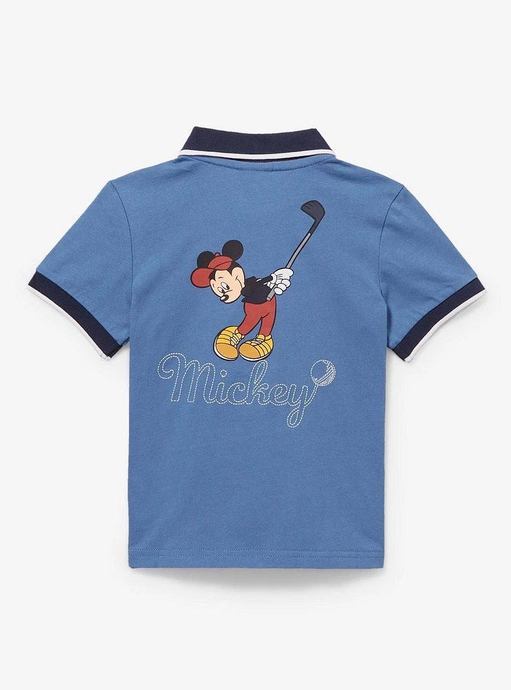 Disney Mickey Mouse Golf Letterman Toddler Polo Shirt — BoxLunch Exclusive