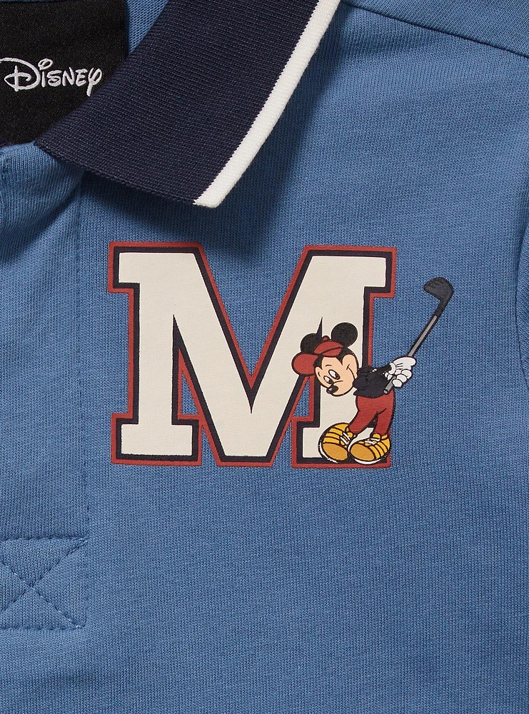 Disney Mickey Mouse Golf Letterman Toddler Polo Shirt — BoxLunch Exclusive