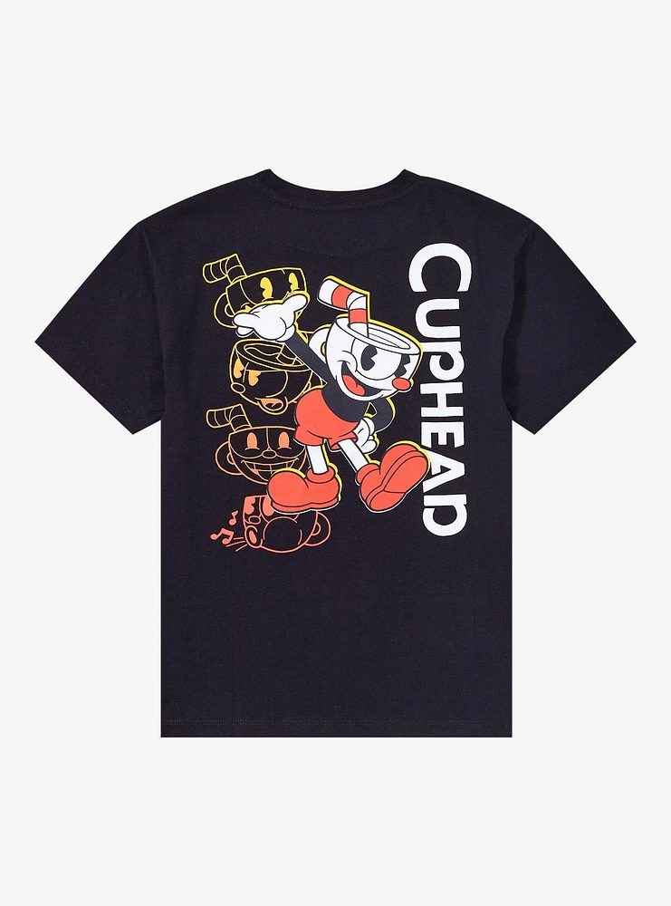 Cuphead Portrait Line Art Youth T-Shirt — BoxLunch Exclusive