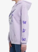 Kuromi Butterfly Roses Girls Hoodie