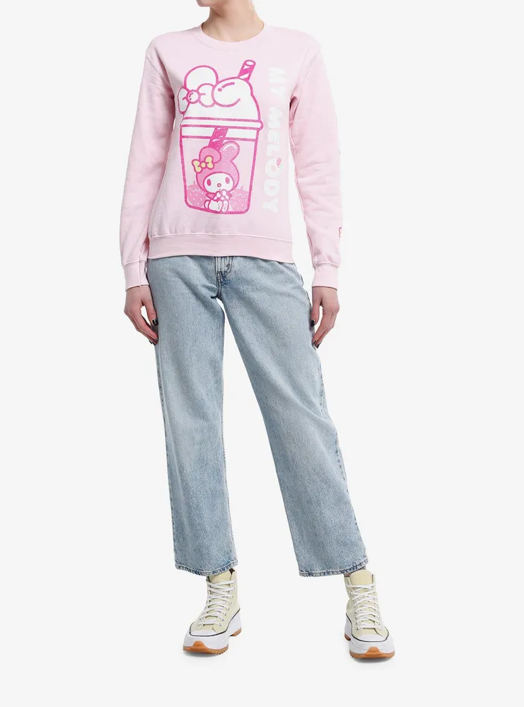 My Melody Boba Glitter Girls Sweatshirt