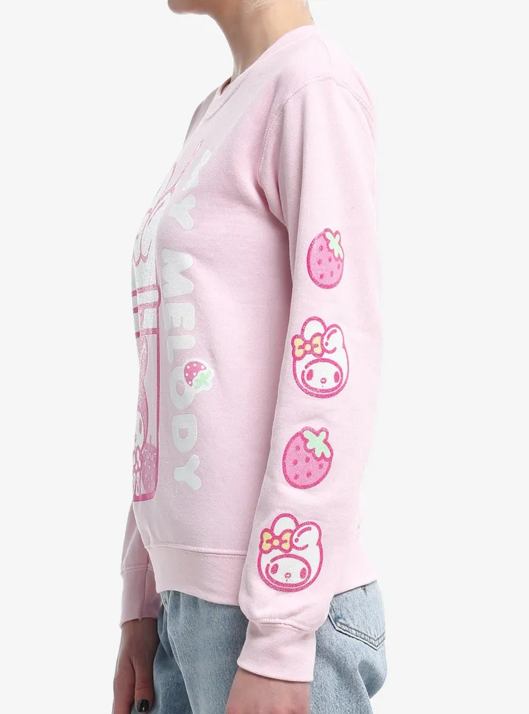 My Melody Boba Glitter Girls Sweatshirt